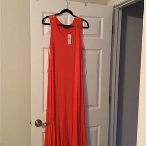 Maxi dress orange